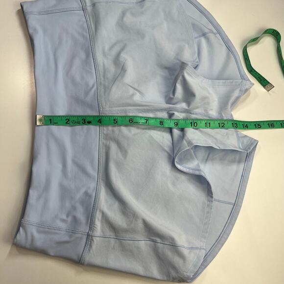 Lululemon Speed Up High-Rise Lined Short 2.5” Women’s Sz 10 Pastel Blue‎ *01-24 - Picture 11 of 14